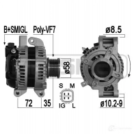 Генератор ERA 5 JRKB Toyota Corolla (E150) 10 Седан 2.0 D 4D 126 л.с. 2007 – 2025 209361A