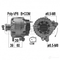 Генератор ERA Volkswagen Passat (B7) 5 Седан 1.4 TSI 160 л.с. 2012 – 2014 C O5B2 209228