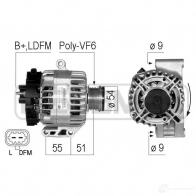 Генератор ERA IF PSB Opel Corsa (D) 4 Хэтчбек 1.3 CDTI (L08. L68) 75 л.с. 2006 – 2014 210738