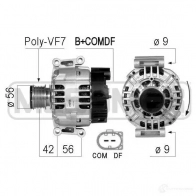 Генератор ERA 6 73792 Mercedes CLC-Class (CL203) 1 Купе 1.8 C 200 Kompressor (2042) 163 л.с. 2002 – 2008 210730