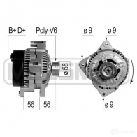 Генератор ERA Volvo C70 1 (873) Кабриолет 2.0 180 л.с. 1998 – 2005 210181R RC5 F334