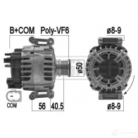 Генератор ERA 16Y9 V4 Mercedes E-Class (S212) 4 Универсал 1.8 E 250 CGI (2147) 204 л.с. 2009 – 2025 209221