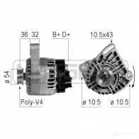 Генератор ERA Fiat Stilo (192) 1 2001 – 2010 210757 EEB5 0