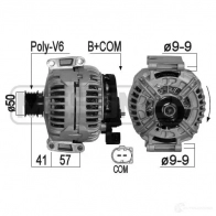 Генератор ERA 8U QMXTB 209088A Mercedes SL-Class (R230) 2 Кабриолет 3.5 350 (2356) 272 л.с. 2006 – 2012