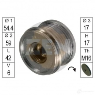 Обгонная муфта генератора ERA X XY1S 1437399764 ZN5457
