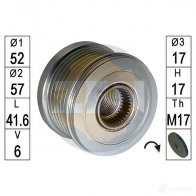 Обгонная муфта генератора ERA ZN5735 PGQ GR 1438254682