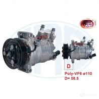 Компрессор кондиционера ERA 1 YX707 1438639835 670180