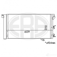 Радиатор кондиционера ERA NLR DUPN Fiat Panda (169) 2 2003 – 2012 667001