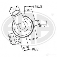 Термостат ERA 350040 1947804 FME MAC
