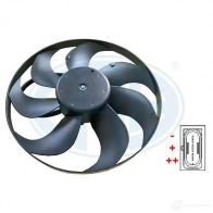 Вентилятор радиатора ERA Skoda Octavia (A3) 1 Универсал 1.8 RS T 180 л.с. 2002 – 2006 1GVGX 7D 352028