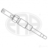 Свеча накала ERA 1955748 03 3E2 886127