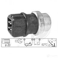 Датчик температуры охлаждающей жидкости ERA Volkswagen Passat (B3-B4) 2 Седан 1.6 75 л.с. 1988 – 1992 330289 R4 1B7N