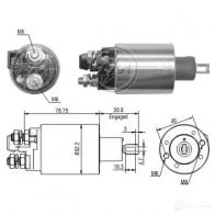 Втягивающее реле ERA 1439249979 ZM2482 0MN RZGO