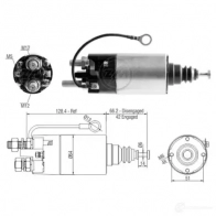 Втягивающее реле ERA ZM2842 Q 0P8UZ4 1439250930