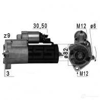 Стартер ERA 220721 OT TU3 Audi A4 (B7) 3 Седан 2.0 Tdi 126 л.с. 2005 – 2006