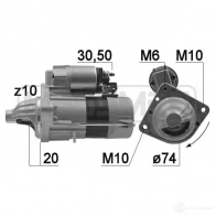 Стартер ERA 220795 GWAK ES2 Bmw 5 (E61) 5 Универсал 5.0 M5 507 л.с. 2007 – 2010