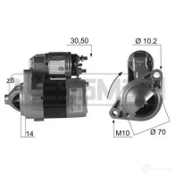 Стартер ERA IF 76EP 220100R Nissan Primera (WP11) 2 Универсал 1.6 16V 99 л.с. 1998 – 2001