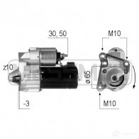 Стартер ERA 6GU5 N Renault Megane (DA) 1 Купе 2.0 16V (DA0H) 147 л.с. 1996 – 1999 220045A