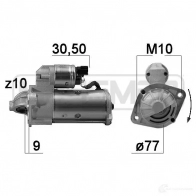 Стартер ERA 221025 QW 5PMZ Hyundai H1 Starex (TQ) 2 Автобус 2.5 CRDi 110 л.с. 2010 – 2025