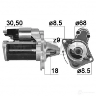 Стартер ERA 220226 XWF6G S Opel Corsa (D) 4 Хэтчбек 1.4 LPG (L08. L68) 87 л.с. 2009 – 2014