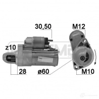 Стартер ERA 220947 4WS OF5 Mercedes Sprinter (906) 2 Автобус 3.5 (3,5T) 324 (9033. 9035) 258 л.с. 2006 – 2013