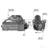 Стартер ERA 220436 Renault Laguna (BG) 2 Хэтчбек 1.9 dCi (BG12) 116 л.с. 2005 – 2007 9ZD NTA