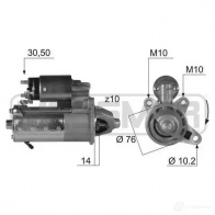 Стартер ERA 9M7 FVV Ford Focus 1 Универсал 1.8 16V 115 л.с. 1999 – 2004 220414