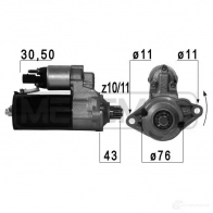 Стартер ERA 220698A Volkswagen Scirocco 6 QF5AY