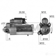 Стартер ERA Ford Mondeo 4 (CA2, BA7) Хэтчбек 2.0 TDCi 136 л.с. 2007 – 2014 220375A E6C 04Y9