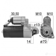 Стартер ERA ZWS GP Mercedes C-Class (S204) 3 Универсал 2.1 C 220 CDI (2002) 170 л.с. 2008 – 2014 220941A