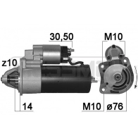 Стартер ERA PGC RO Ford Fiesta 4 (DX, JA, JB) Хэтчбек 1.8 DI 75 л.с. 2000 – 2002 220167R