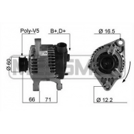 Генератор ERA 6 25WH 210070R Fiat Marea (185) 1 Седан 1.6 16V 102 л.с. 1997 – 1999