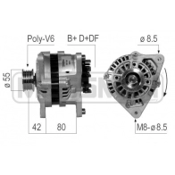 Генератор ERA 210244R Ford Fiesta 4 (DX, JA, JB) Хэтчбек E0UI2 X