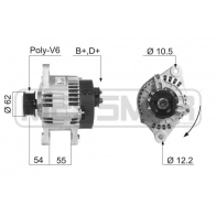 Генератор ERA 9HWU SR Fiat Brava (182) 1 Хэтчбек 1.9 JTD 105 105 л.с. 1998 – 2001 210246R