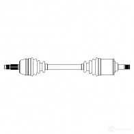 Приводной вал ERA BENELUX da65578 0ZSV JR 5415047081717 Volkswagen Lupo
