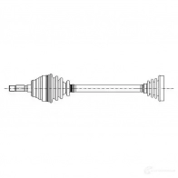 Приводной вал ERA BENELUX Audi A2 OBC Y3PV 5415047080024 da60734