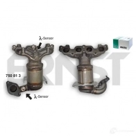 Катализатор ERNST 241 00K Ford Fusion 1 (CBK, JU) Хэтчбек 750813 4007463750813