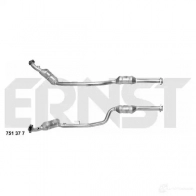 Катализатор ERNST 751377 4007463751377 YB IV4P Mercedes E-Class (S210) 2 Универсал 2.6 E 240 T (262) 170 л.с. 2000 – 2003