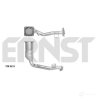 Катализатор ERNST K D79SS Citroen C3 1 (FC, PF1) Хэтчбек 1.6 16V 109 л.с. 2002 – 2024 758628 4007463758628