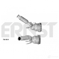 Катализатор ERNST 5UN 8Q 754569 Citroen C4 1 (LA, PF2) Купе 2.0 HDi 136 л.с. 2004 – 2010 4007463754569