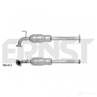 Катализатор ERNST 756433 QA LBRR 4007463756433 Suzuki Grand Vitara (FT, HT) 1 Кроссовер 2.0 HDI 110 4x4 (SQ 420D) 109 л.с. 2001 – 2005