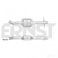 Катализатор ERNST Renault Kangoo (KC) 1 Минивэн 1.9 D 55 (KC0D) 54 л.с. 1997 – 2024 4007463752794 752794 MIRJJ A