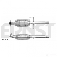 Катализатор ERNST 4007463751230 751230 VFRN 8B Mazda 6 (GG) 1 Седан 2.0 DI 121 л.с. 2002 – 2007