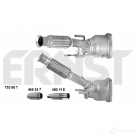 Катализатор ERNST 755887 ZW0WJ WH 4007463755887 Peugeot 406 1 (8B) Седан 2.2 HDi 133 л.с. 2000 – 2004