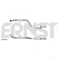 Катализатор ERNST 9HV4 ZU 751544 4007463751544 Mercedes E-Class (S210) 2 Универсал 2.2 E 220 T CDI (206) 143 л.с. 1999 – 2003