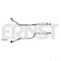 Катализатор ERNST 4007463751612 Mercedes E-Class (W210) 2 Седан 2.4 E 240 (261) 170 л.с. 1997 – 2000 751612 9 GF7U