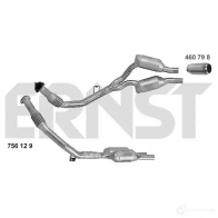 Катализатор ERNST Audi A6 (C5) 2 Седан 2.5 Tdi Quattro 150 л.с. 1997 – 2005 4007463756129 756129 HP 6S6