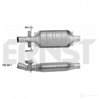 Катализатор ERNST Volkswagen LT (2DA ,2DD, 2DH) 2 Фургон 2.5 TDI 109 л.с. 1999 – 2006 753907 4007463753906 5 9C5OO