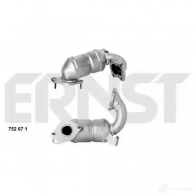 Катализатор ERNST 752671 AI CJB 4007463752671 Renault Kangoo (KC) 1 Минивэн 1.5 dCi (KC07) 65 л.с. 2001 – 2024