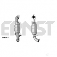 Катализатор ERNST UN FD0KB 4007463759540 Mini Cooper (R56) 2 Хэтчбек 1.6 Cooper S 174 л.с. 2006 – 2010 759540